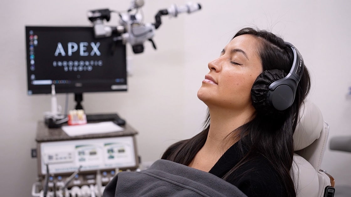 Person with headphones